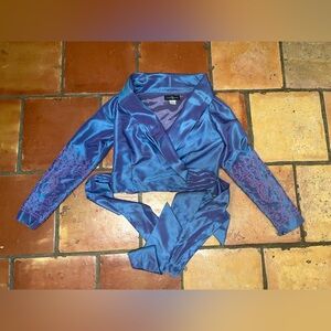 *flash sale* Sue Wong Hand beaded wrap top